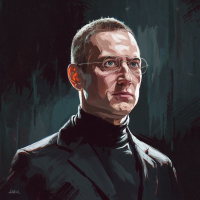 AI portrait of Jobs