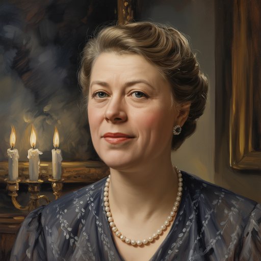 AI portrait of Eleanor Roosevelt