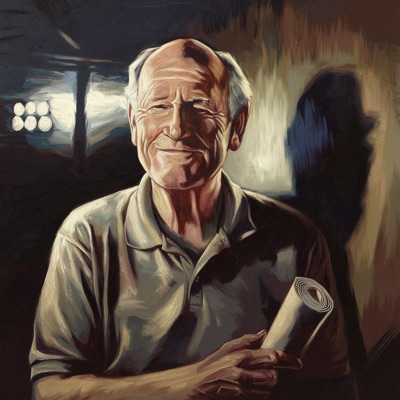 AI portrait of Coach Wooden